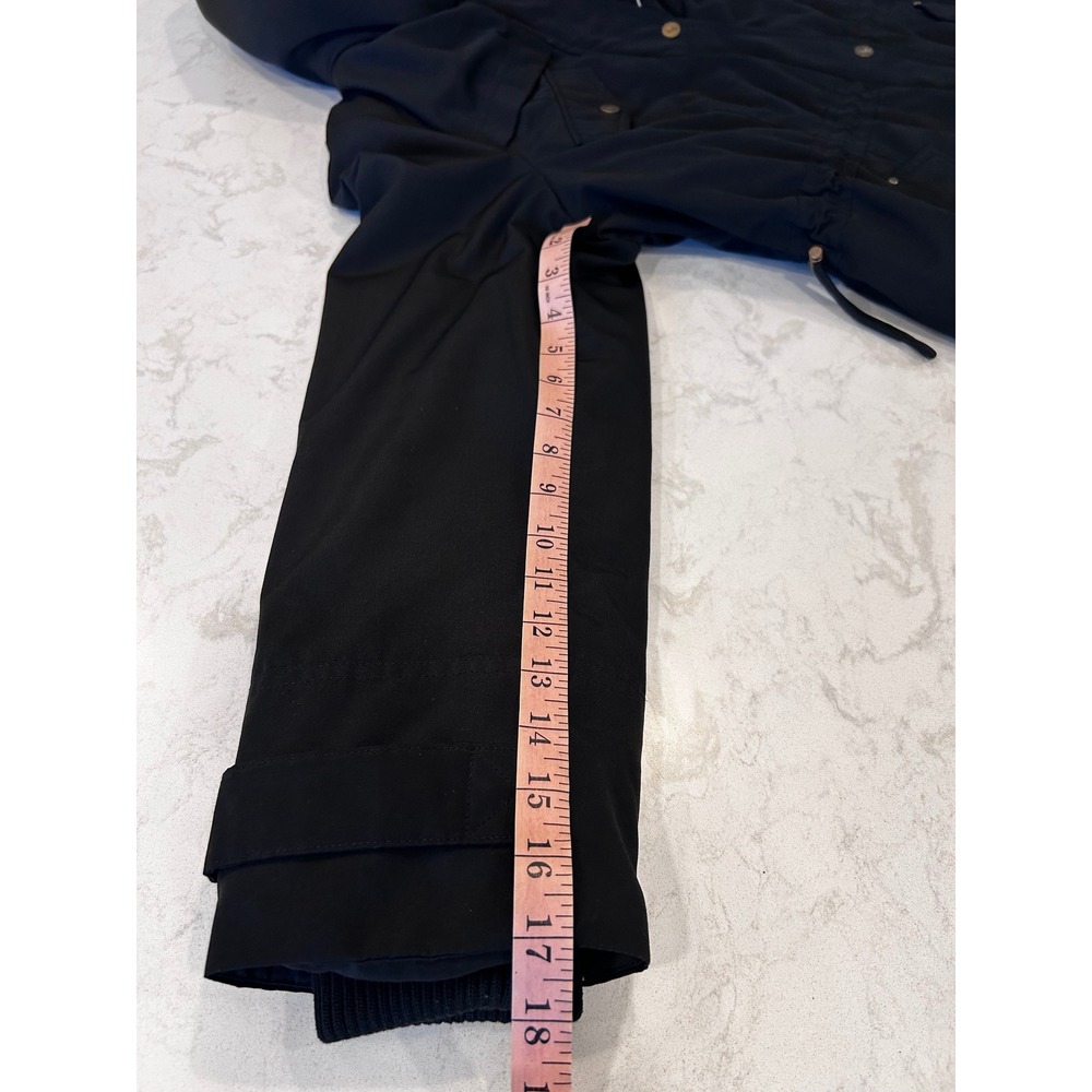 Koolaburra by UGG Womens Black Sherpa Lined Hooded Parka Utility Jacket Large - Picture 10 of 11